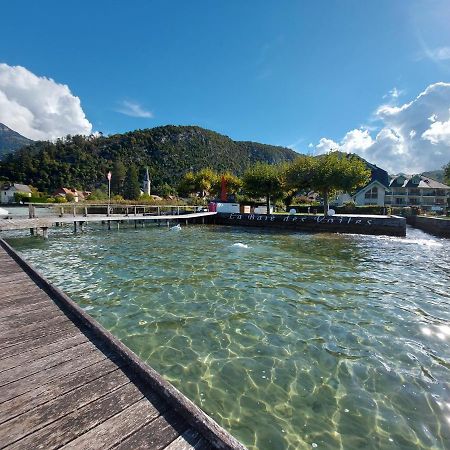 דיון Au Bord Du Lac D'Annecy, Logement Type Loft, Dans Residence Avec Plage Et Ponton Privee מראה חיצוני תמונה