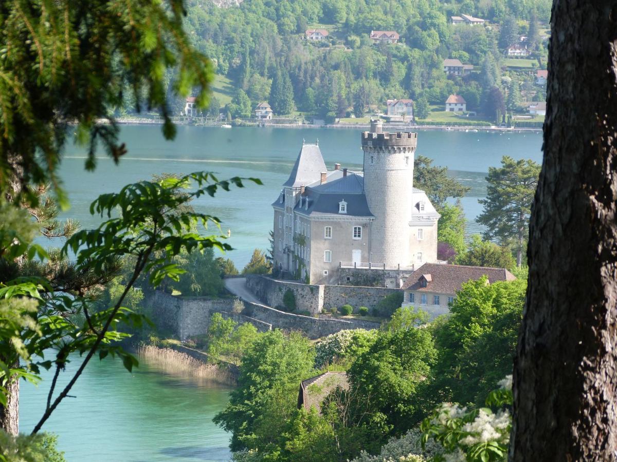 דיון Au Bord Du Lac D'Annecy, Logement Type Loft, Dans Residence Avec Plage Et Ponton Privee מראה חיצוני תמונה