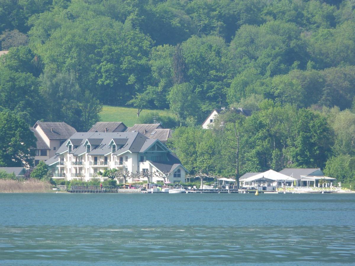 דיון Au Bord Du Lac D'Annecy, Logement Type Loft, Dans Residence Avec Plage Et Ponton Privee מראה חיצוני תמונה