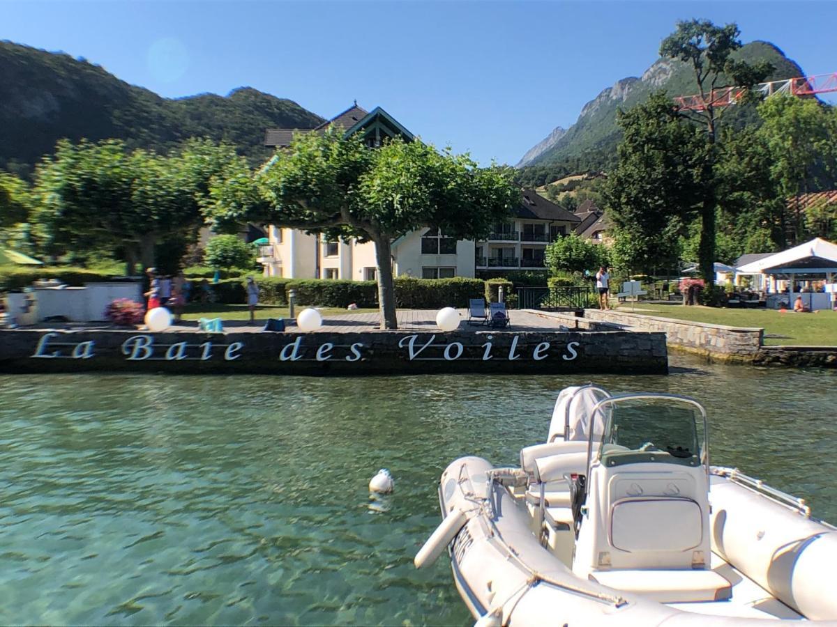 דיון Au Bord Du Lac D'Annecy, Logement Type Loft, Dans Residence Avec Plage Et Ponton Privee מראה חיצוני תמונה